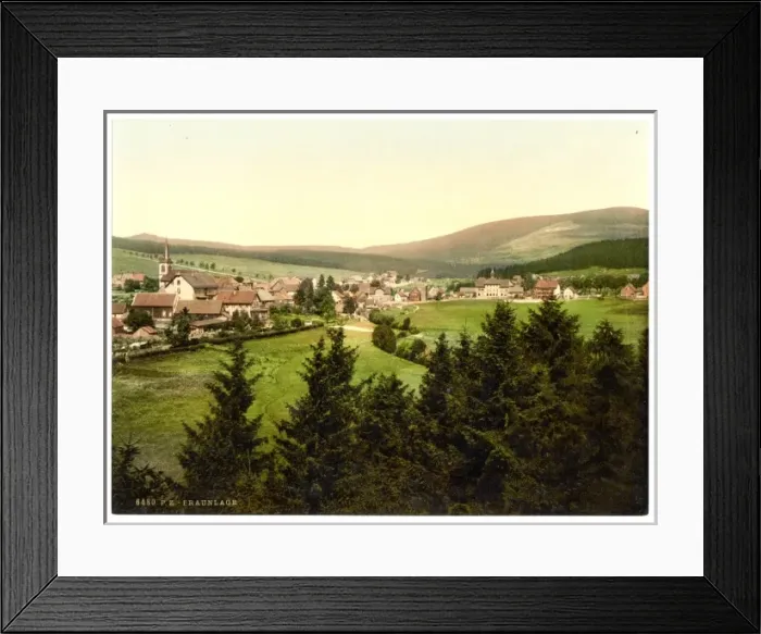 Framed Print : General view, Braunlage, Hartz, Germany Framed Print : General view, Braunlage, Hartz, Germany