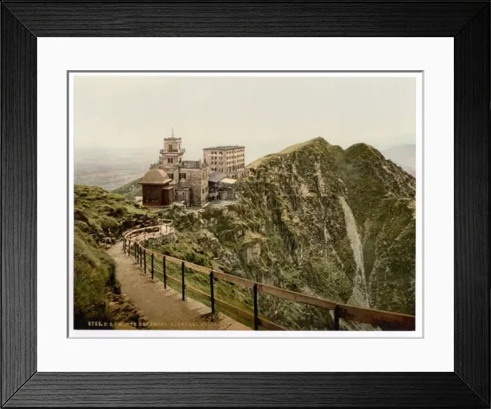 Framed Print : Lugano, Monte Generoso Hotel, Tessin, Switzerland Framed Print : Lugano, Monte Generoso Hotel, Tessin, Switzerland