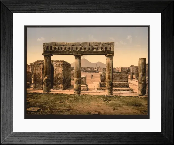 Framed Print : The Forum, Pompeii, Italy Framed Print : The Forum, Pompeii, Italy