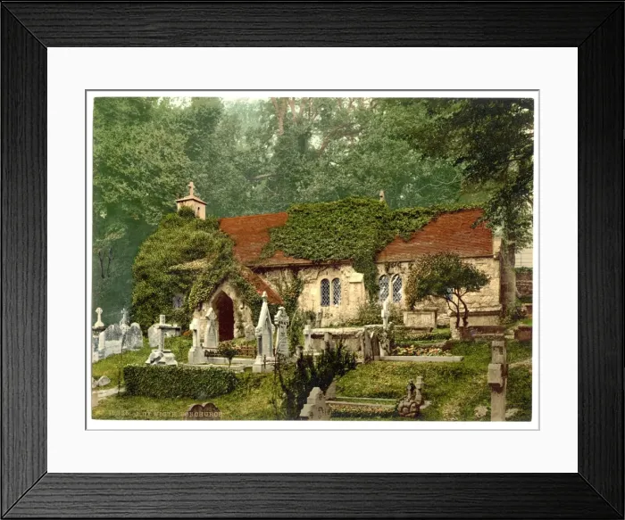 Framed Print : Bonchurch, Isle of Wight, England Framed Print : Bonchurch, Isle of Wight, England