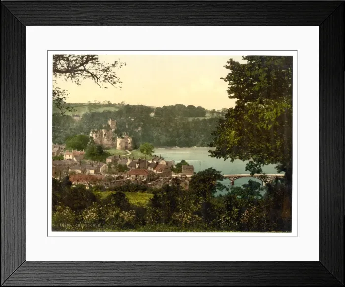 Framed Print : General view, II, Chepstow, England Framed Print : General view, II, Chepstow, England