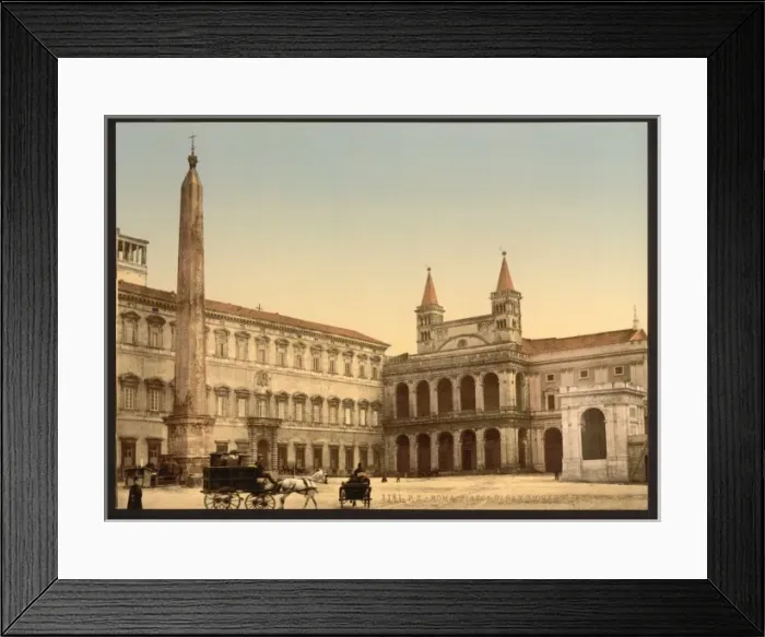 Framed Print : Piazza di San Giovanni in Laterano, Rome, Italy Framed Print : Piazza di San Giovanni in Laterano, Rome, Italy