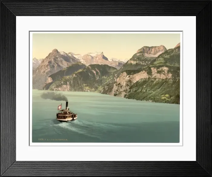Framed Print : The Lake of the Four Cantons, and Urirothstock, (i. e. Uriro Framed Print : The Lake of the Four Cantons, and Urirothstock, (i. e. Uriro