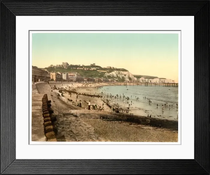 Framed Print : Sea front, Dover, England Framed Print : Sea front, Dover, England
