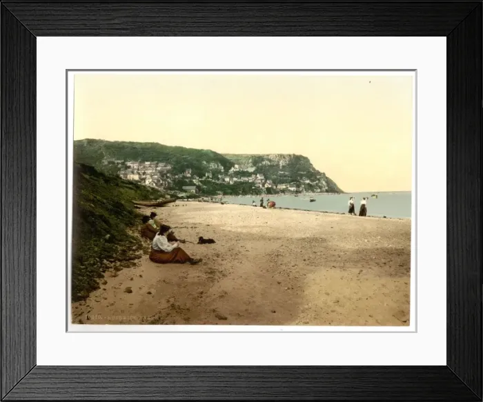 Framed Print : Whitby, Runswick sands, Yorkshire, England Framed Print : Whitby, Runswick sands, Yorkshire, England