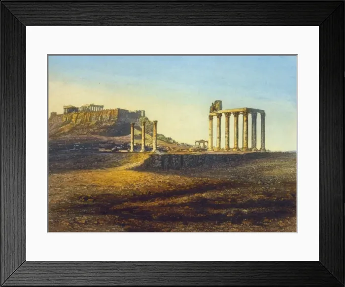 Framed Print : View of the Acropolis, Athens, Greece Framed Print : View of the Acropolis, Athens, Greece