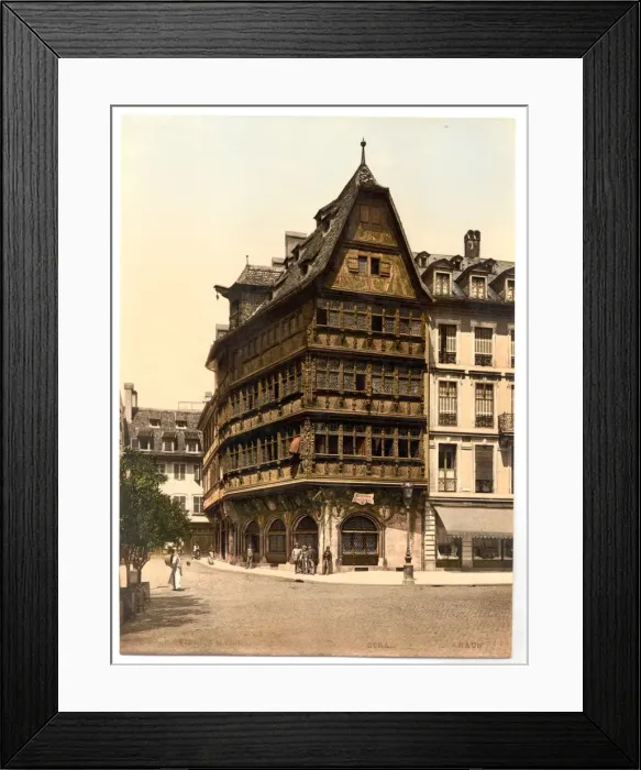 Framed Print : Strasbourg. Vieille maison Strassburg. Altes Haus Framed Print : Strasbourg. Vieille maison Strassburg. Altes Haus
