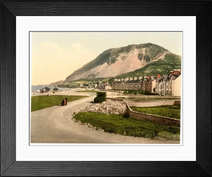 Framed Print : The parade, Llanfairfechan, Wales Framed Print : The parade, Llanfairfechan, Wales