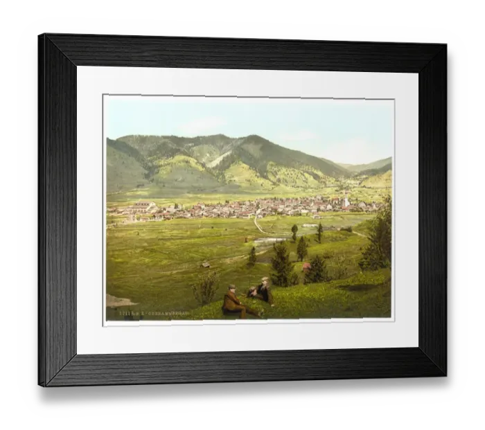 Framed Print : Oberammergau, Upper Bavaria, Germany Framed Print : Oberammergau, Upper Bavaria, Germany