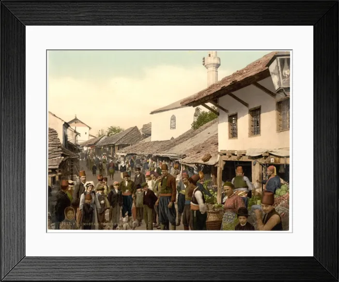 Framed Print : Mostar, Turken Viertel Mostar, T?rken Viertel Framed Print : Mostar, Turken Viertel Mostar, T?rken Viertel