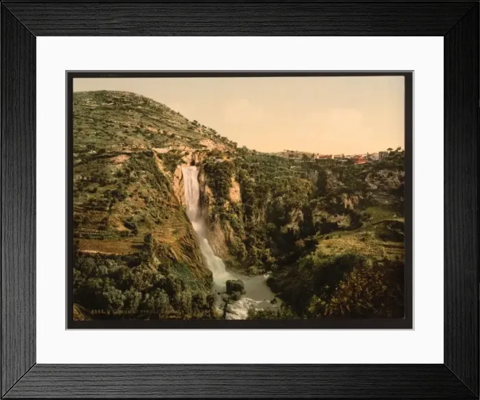 Framed Print : Great Cascade, Tivoli, Rome, Italy Framed Print : Great Cascade, Tivoli, Rome, Italy