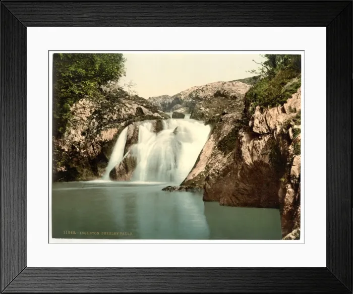 Framed Print : Ingleton, Beesley Falls, Yorkshire, England Framed Print : Ingleton, Beesley Falls, Yorkshire, England