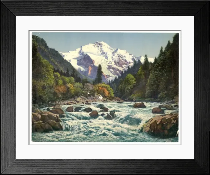 Framed Print : Gorge of the Lutschine River, Bernese Oberland, Switzerland Framed Print : Gorge of the Lutschine River, Bernese Oberland, Switzerland