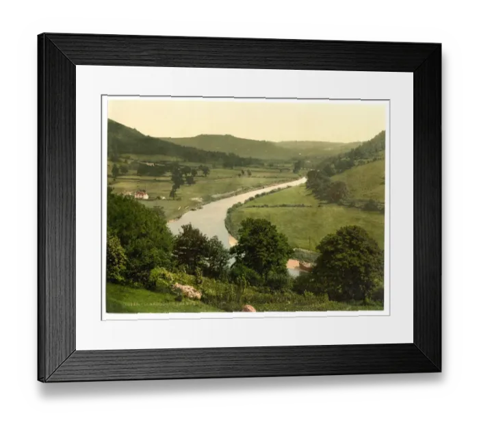 Framed Print : General view, Llandogo on the Wye, England Framed Print : General view, Llandogo on the Wye, England