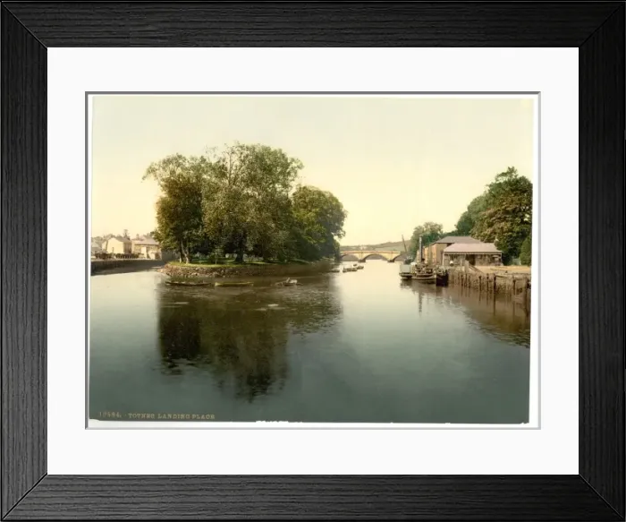 Framed Print : Landing place, Totnes, England Framed Print : Landing place, Totnes, England