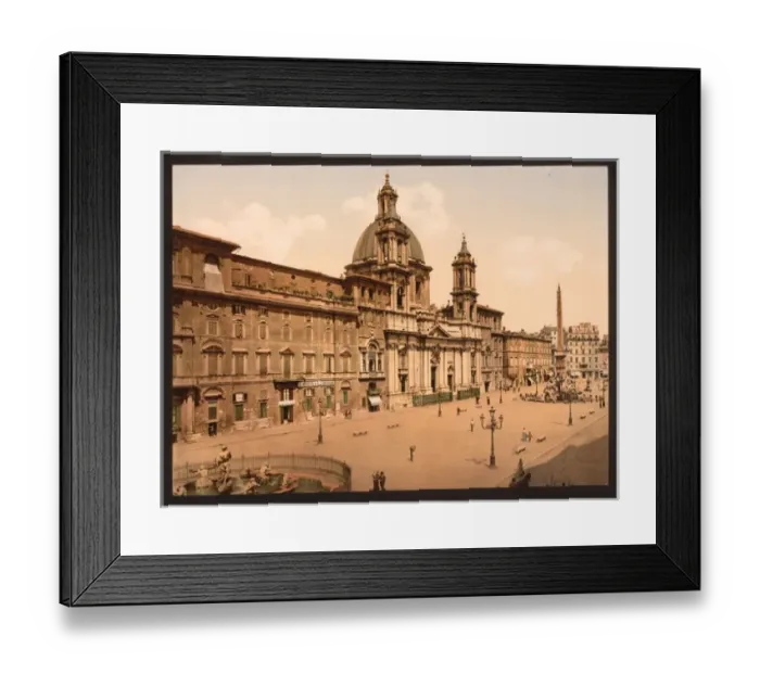 Framed Print : Piazza Navona, Rome, Italy Framed Print : Piazza Navona, Rome, Italy