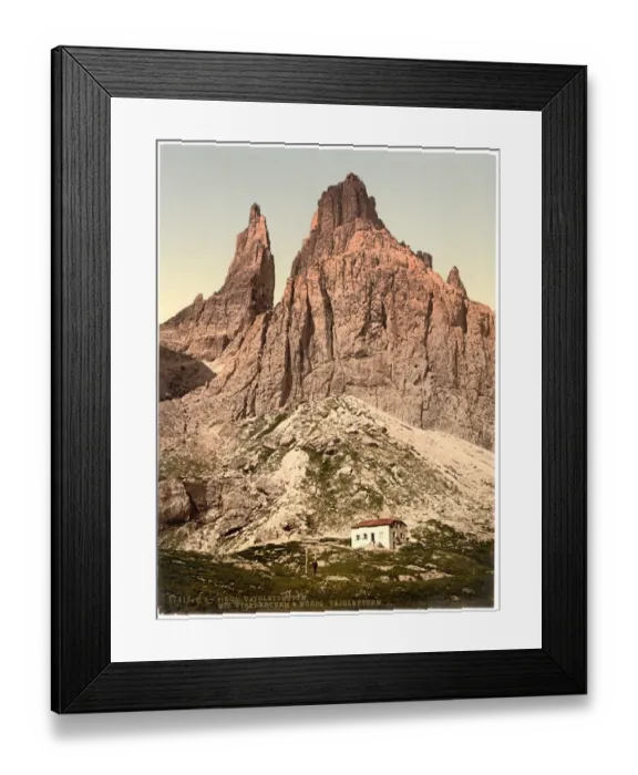 Framed Print : Rosengarten Group from Winklerturm, Tyrol, Austro-Hungary Framed Print : Rosengarten Group from Winklerturm, Tyrol, Austro-Hungary