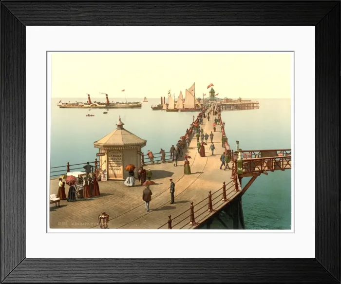 Framed Print : The jetty, II. Margate, England Framed Print : The jetty, II. Margate, England