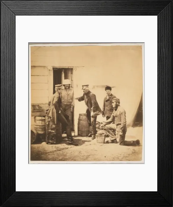 Framed Print : Lieutenant General Barnard, CB, Captain Barnard & servants Framed Print : Lieutenant General Barnard, CB, Captain Barnard & servants