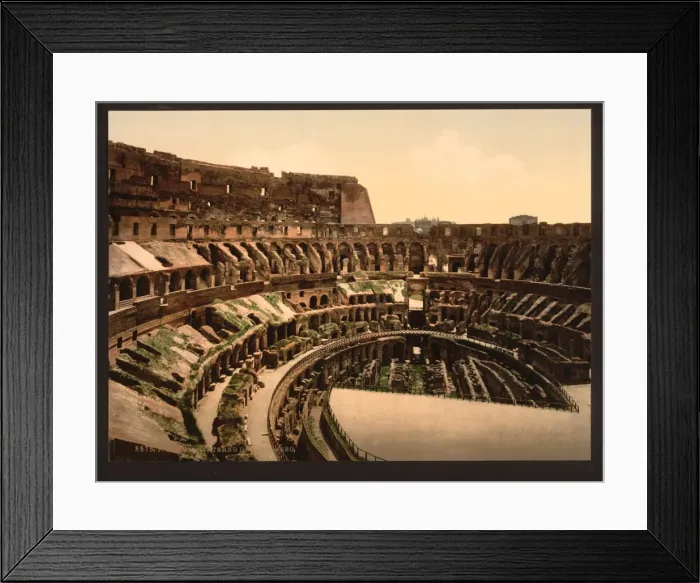 Framed Print : Interior of Coliseum, Rome, Italy Framed Print : Interior of Coliseum, Rome, Italy