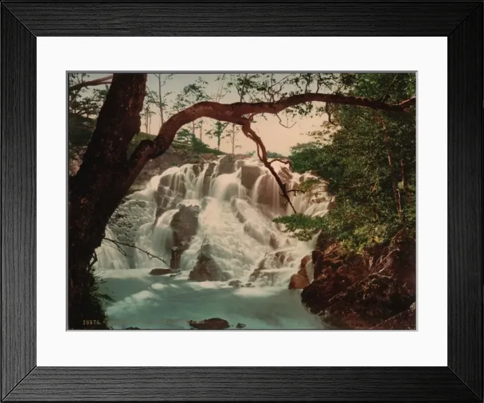 Framed Print : Swallow Falls II, Fairy Glen, Bettws-y-Coed (i. e. Betws), Wa Framed Print : Swallow Falls II, Fairy Glen, Bettws-y-Coed (i. e. Betws), Wa