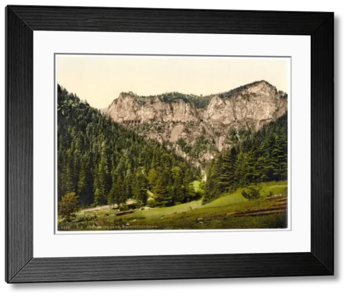 Framed Print : Semmering Railway to Weinzettelwand, Styria, Austro-Hungary Framed Print : Semmering Railway to Weinzettelwand, Styria, Austro-Hungary