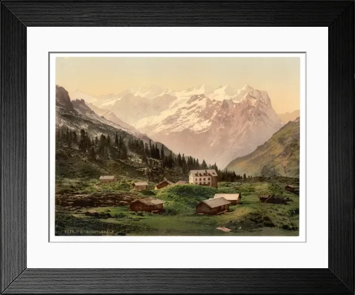 Framed Print : Engstlenalp, general view, Unterwald, Switzerland