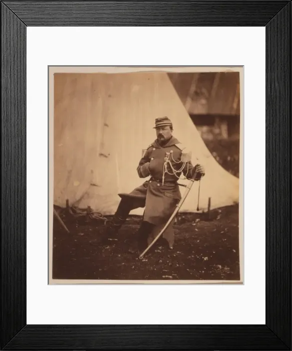 Framed Print : The Provost Marshal of the Division of General Bosquet