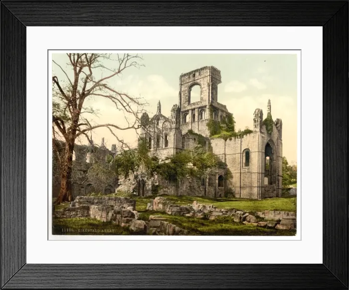 Framed Print : Kirkstall Abbey, York, England Framed Print : Kirkstall Abbey, York, England