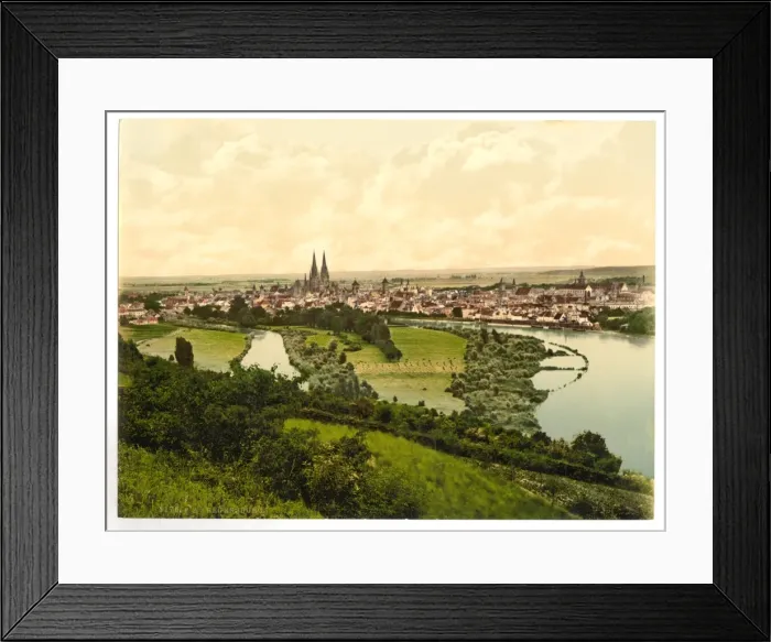 Framed Print : Regensburg, Bavaria, Germany Framed Print : Regensburg, Bavaria, Germany