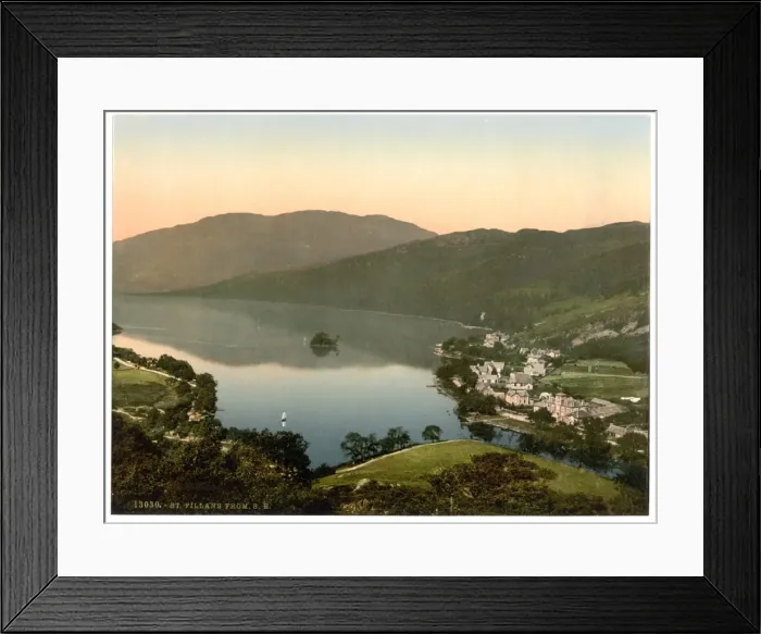 Framed Print : St. Fillans from S. E. (i. e. southeast), Scotland Framed Print : St. Fillans from S. E. (i. e. southeast), Scotland