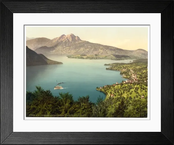 Framed Print : Urnersee and Pilatus, Lake Lucerne, Switzerland Framed Print : Urnersee and Pilatus, Lake Lucerne, Switzerland