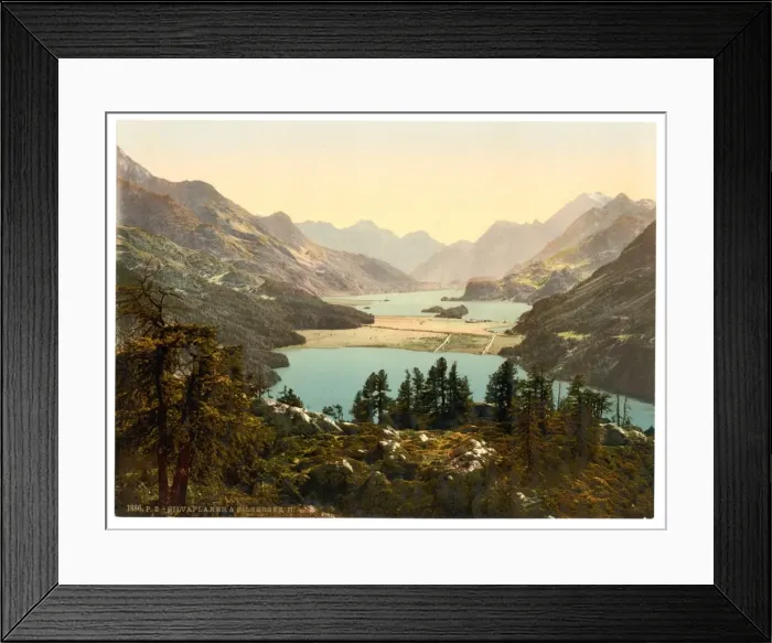Framed Print : Upper Engadine, Silvaplana, II. Grisons, Switzerland Framed Print : Upper Engadine, Silvaplana, II. Grisons, Switzerland