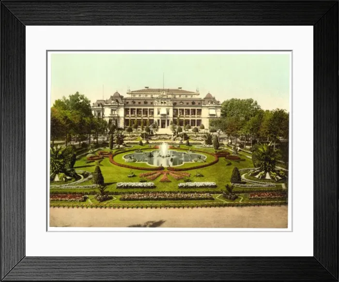 Framed Print : Casino with Palm Garden, Frankfort on Main (i. e. Frankfurt a Framed Print : Casino with Palm Garden, Frankfort on Main (i. e. Frankfurt a