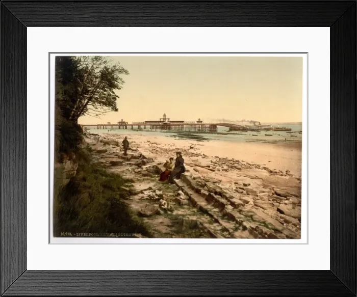 Framed Print : New Brighton Pier, Liverpool, England