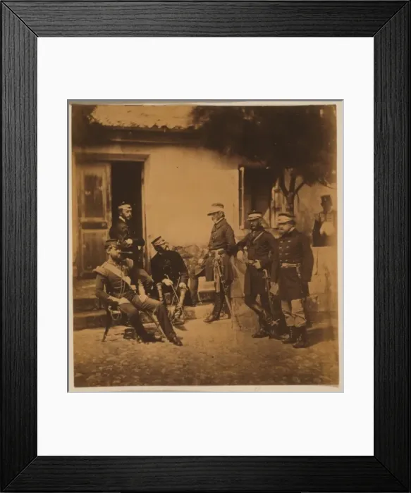 Framed Print : Major General Estcourt, Adj. -Gen. Major De Morel, Captain Th Framed Print : Major General Estcourt, Adj. -Gen. Major De Morel, Captain Th