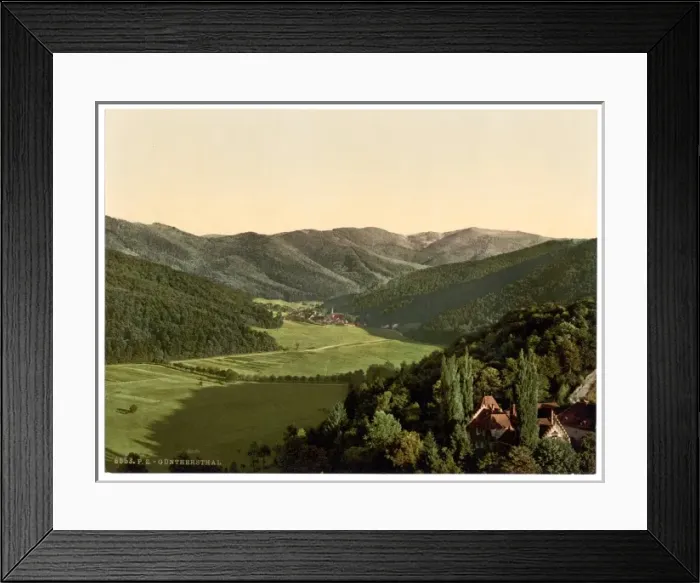 Framed Print : Gunthers Valley, Black Forest, Baden, Germany Framed Print : Gunthers Valley, Black Forest, Baden, Germany