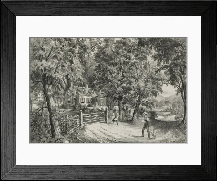 Framed Print : Home, sweet home Framed Print : Home, sweet home