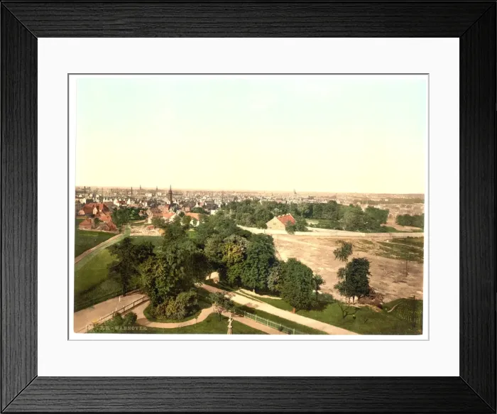 Framed Print : General view, Hanover, Hanover, Germany Framed Print : General view, Hanover, Hanover, Germany