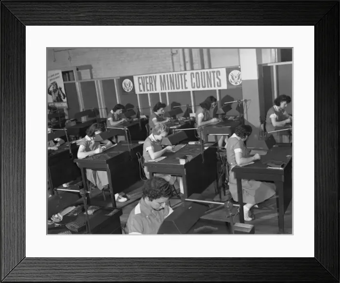 Framed Print : Women in industry Framed Print : Women in industry