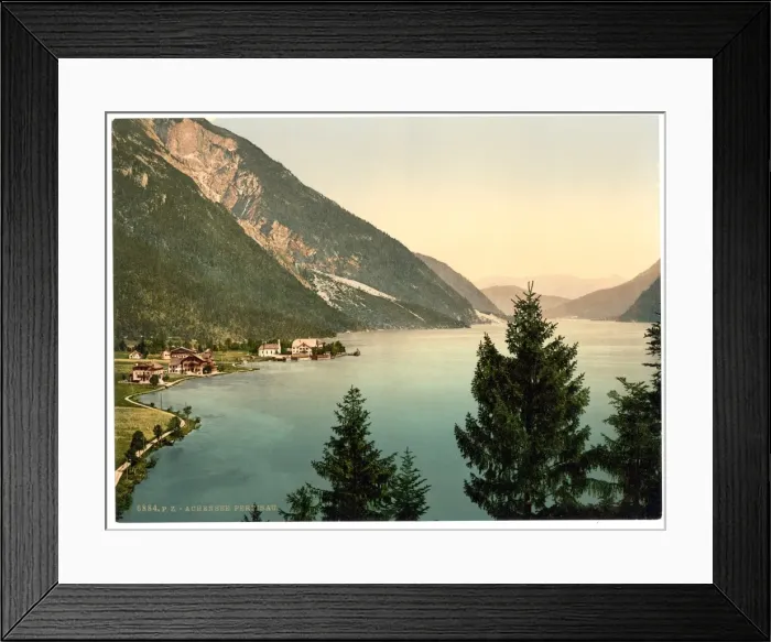 Framed Print : Achensee, Pertisau, Tyrol, Austro-Hungary Framed Print : Achensee, Pertisau, Tyrol, Austro-Hungary