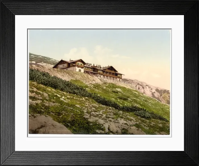 Framed Print : Hotel Schneeberg, Lower Austria, Austro-Hungary Framed Print : Hotel Schneeberg, Lower Austria, Austro-Hungary