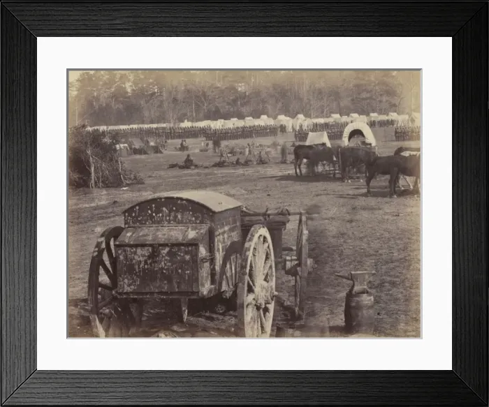 Framed Print : Inspection of troops at Cumberlanding, Pamunkey, Virginia Framed Print : Inspection of troops at Cumberlanding, Pamunkey, Virginia