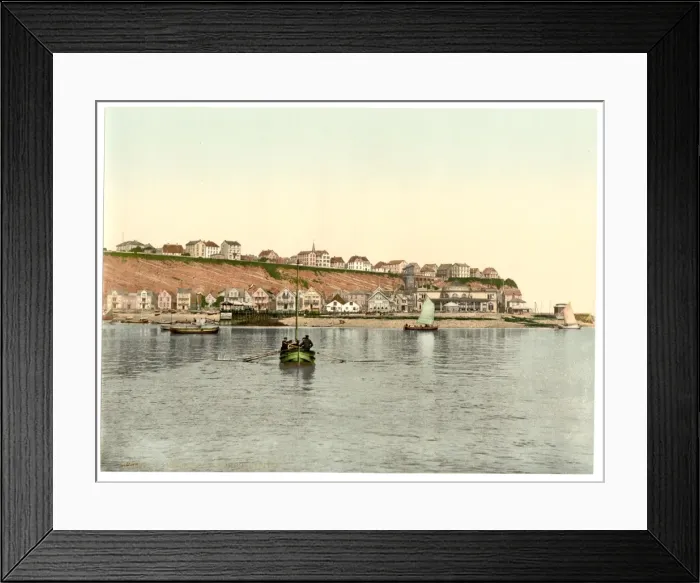 Framed Print : N. E. Point, Helgoland, Germany Framed Print : N. E. Point, Helgoland, Germany