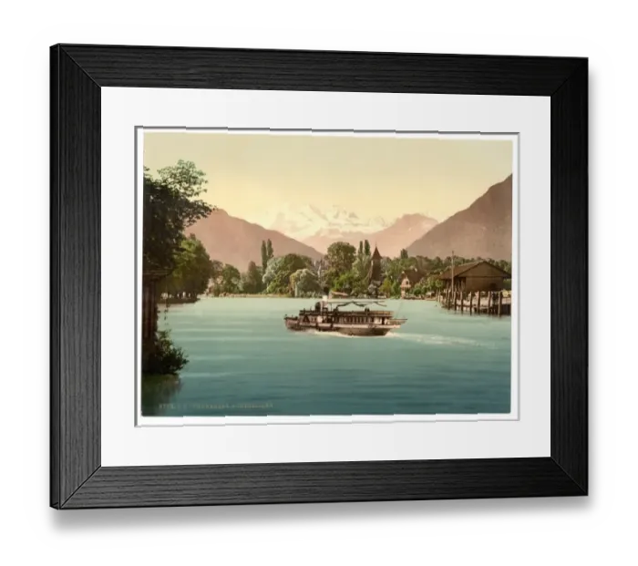 Framed Print : Thunersee, Scherzligen, Bernese Oberland, Switzerland Framed Print : Thunersee, Scherzligen, Bernese Oberland, Switzerland
