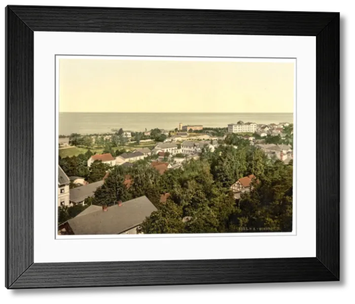 Framed Print : From the church, Misdroy, Pommeraina, Germany (i. e. Miedzy