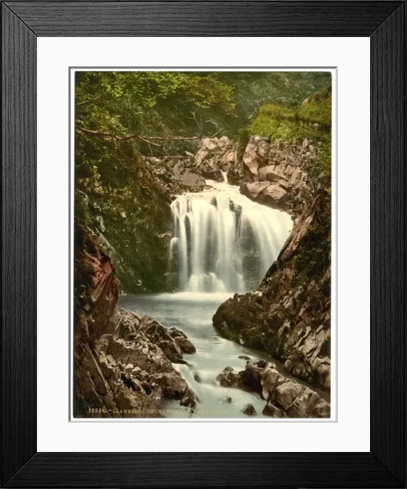Framed Print : Cennant Mawr, Lower Fall, Llanberis, Wales Framed Print : Cennant Mawr, Lower Fall, Llanberis, Wales
