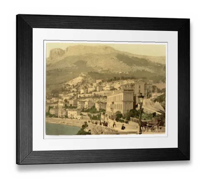 Framed Print : Waterfront, Monte Carlo, Monaco (Riviera) Framed Print : Waterfront, Monte Carlo, Monaco (Riviera)