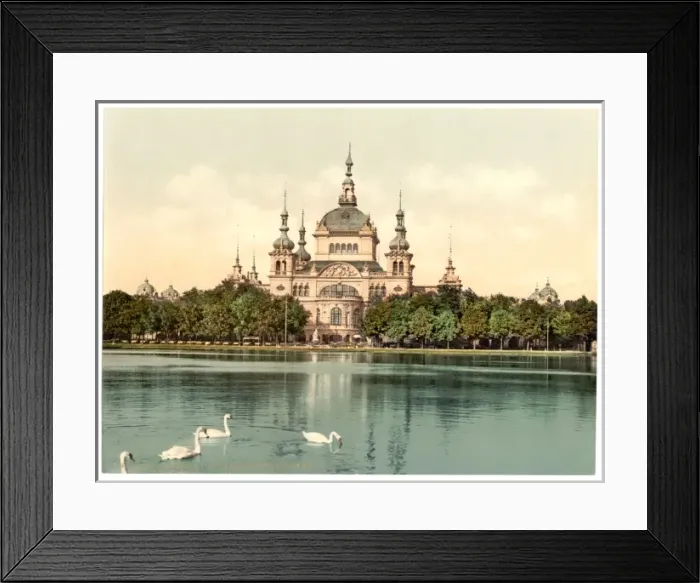 Framed Print : Park Keepers house in Bergers Park, Bremen, Germany Framed Print : Park Keepers house in Bergers Park, Bremen, Germany