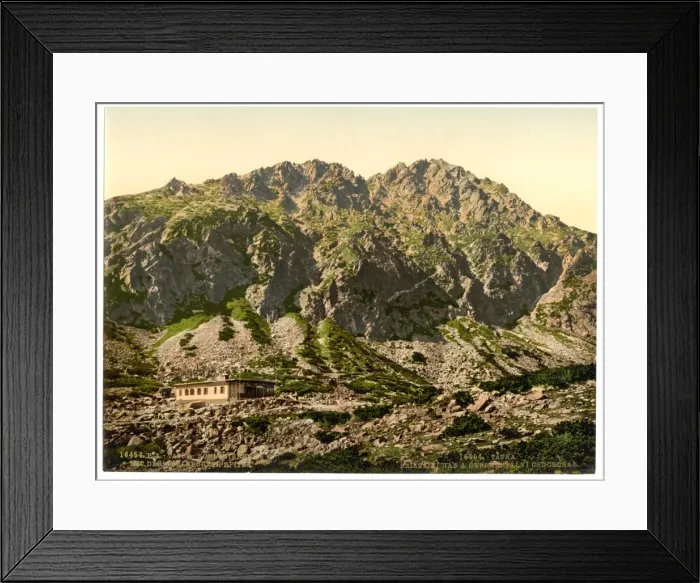 Framed Print : Schlesierhaus and Gerlsdorfer Spitze, Tatra, Austro-Hungary Framed Print : Schlesierhaus and Gerlsdorfer Spitze, Tatra, Austro-Hungary